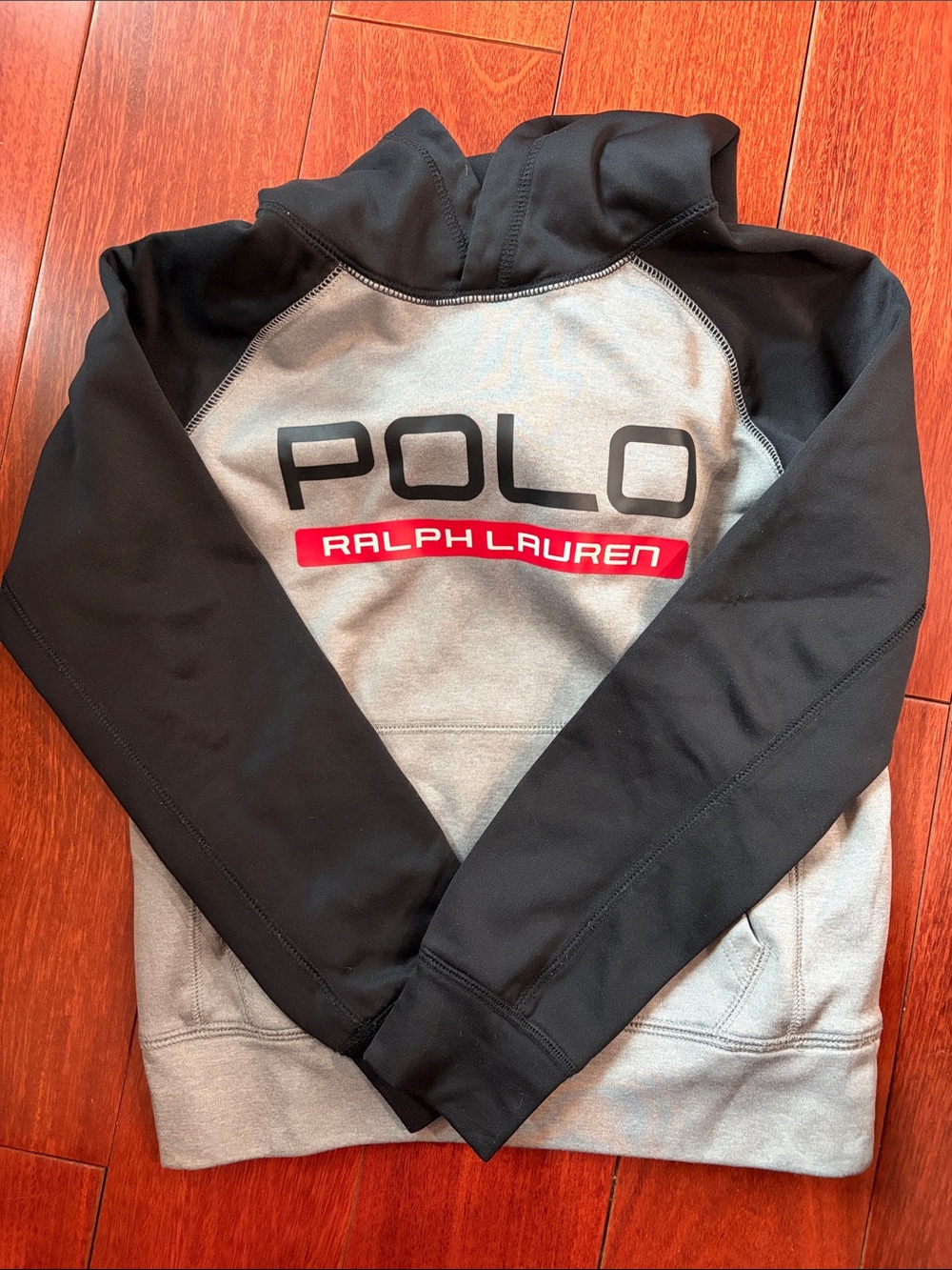 Ralph Lauren Polo Crewneck Sweatshirt - Black, Gray & Red